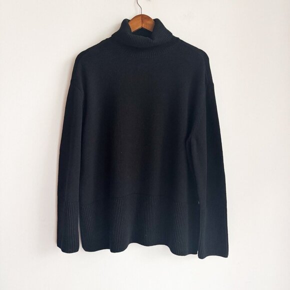 Gap Sweaters - GAP Black Turtleneck 100% Cotton Minimalist L